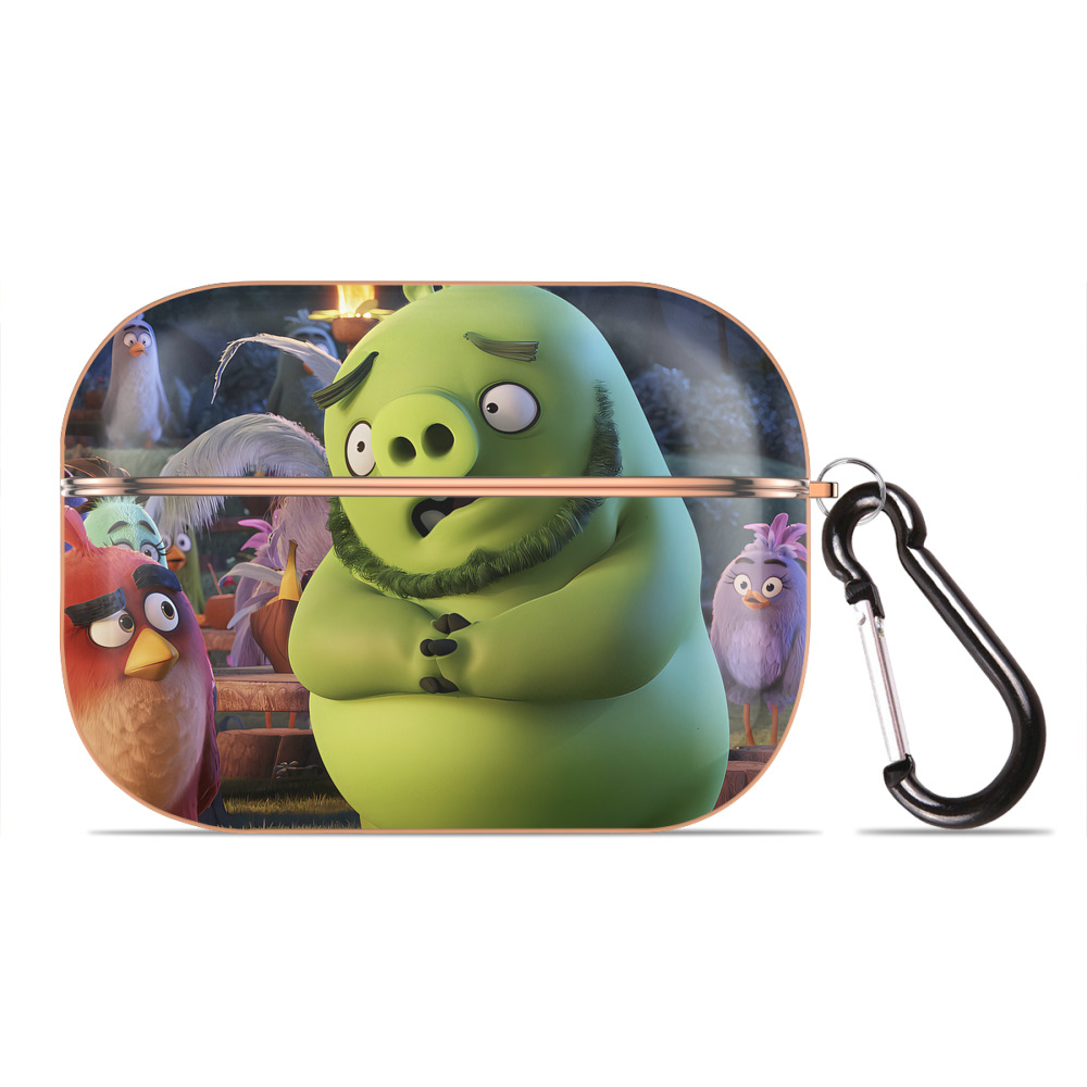 （画像用） Angry Birds アングリーバード 【AirPods Pro用】ハードシェル保護ケース｜耐衝撃・防指紋・カラビナ付き商品仕様