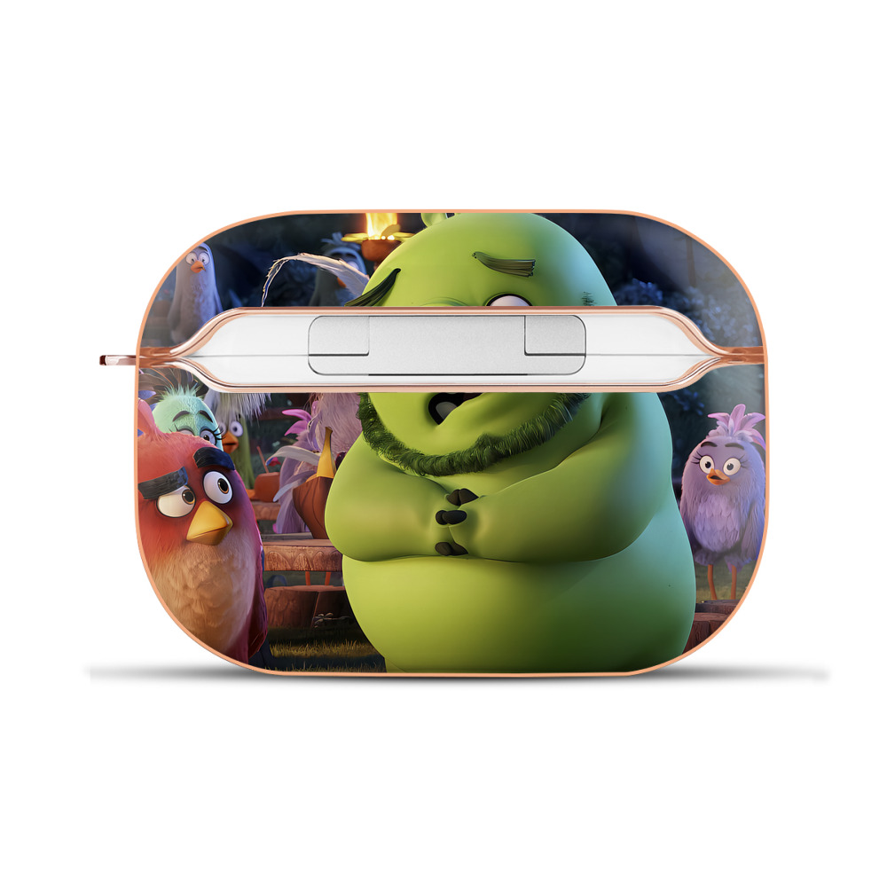（画像用） Angry Birds アングリーバード 【AirPods Pro用】ハードシェル保護ケース｜耐衝撃・防指紋・カラビナ付き商品仕様