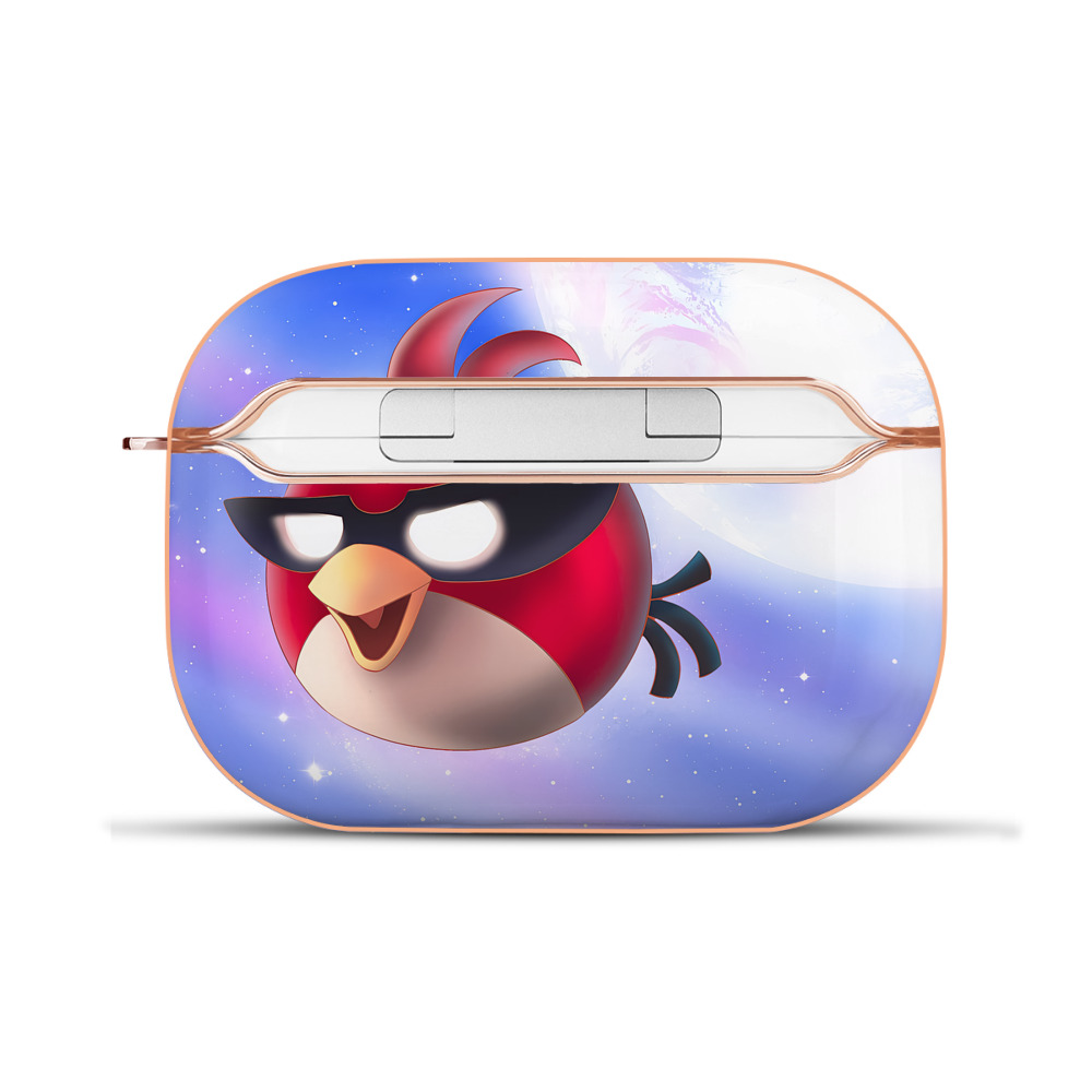 （画像用） Angry Birds アングリーバード 【AirPods Pro用】ハードシェル保護ケース｜耐衝撃・防指紋・カラビナ付き商品仕様