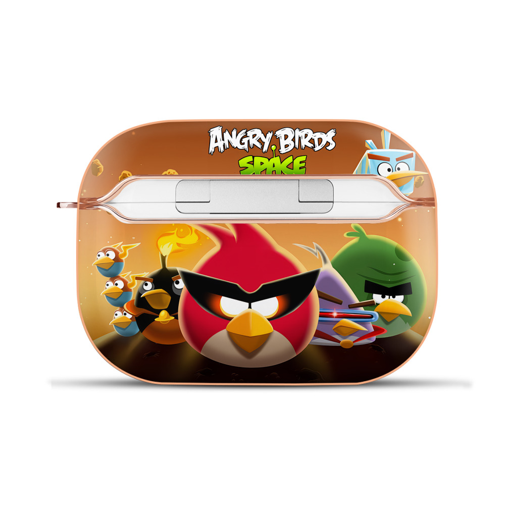 （画像用） Angry Birds アングリーバード 【AirPods Pro用】ハードシェル保護ケース｜耐衝撃・防指紋・カラビナ付き商品仕様
