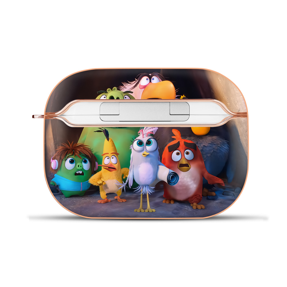 （画像用） Angry Birds アングリーバード 【AirPods Pro用】ハードシェル保護ケース｜耐衝撃・防指紋・カラビナ付き商品仕様