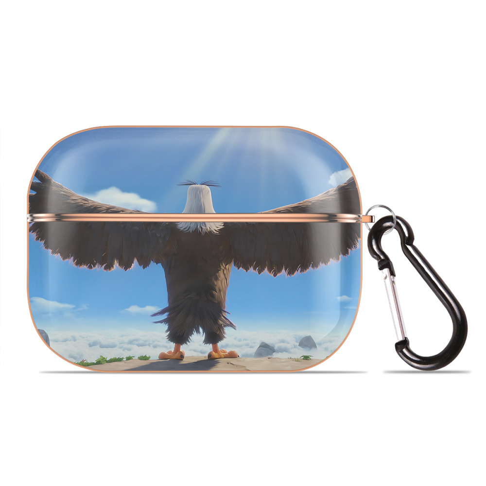 （画像用） Angry Birds アングリーバード 【AirPods Pro用】ハードシェル保護ケース｜耐衝撃・防指紋・カラビナ付き商品仕様