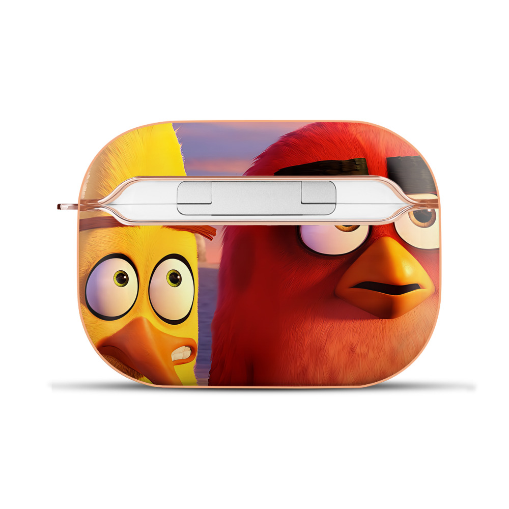 （画像用） Angry Birds アングリーバード 【AirPods Pro用】ハードシェル保護ケース｜耐衝撃・防指紋・カラビナ付き商品仕様