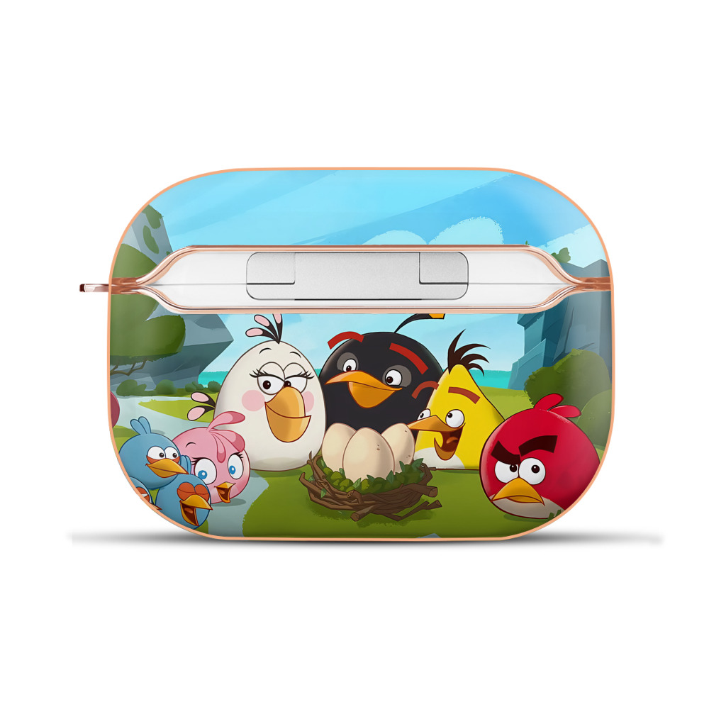 （画像用） Angry Birds アングリーバード 【AirPods Pro用】ハードシェル保護ケース｜耐衝撃・防指紋・カラビナ付き商品仕様