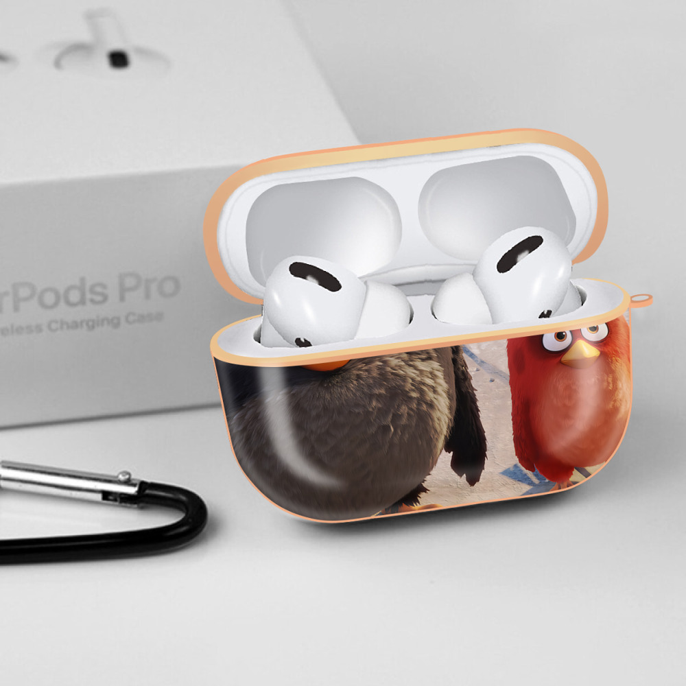 Angry Birds アングリーバード 【AirPods Pro用】ハードシェル保護ケース｜耐衝撃・防指紋・カラビナ付き商品仕様