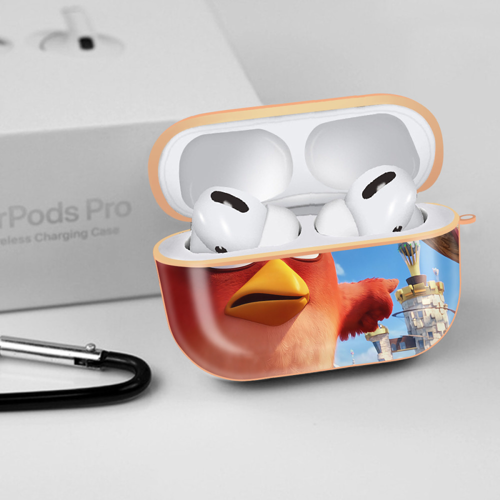 Angry Birds アングリーバード 【AirPods Pro用】ハードシェル保護ケース｜耐衝撃・防指紋・カラビナ付き商品仕様