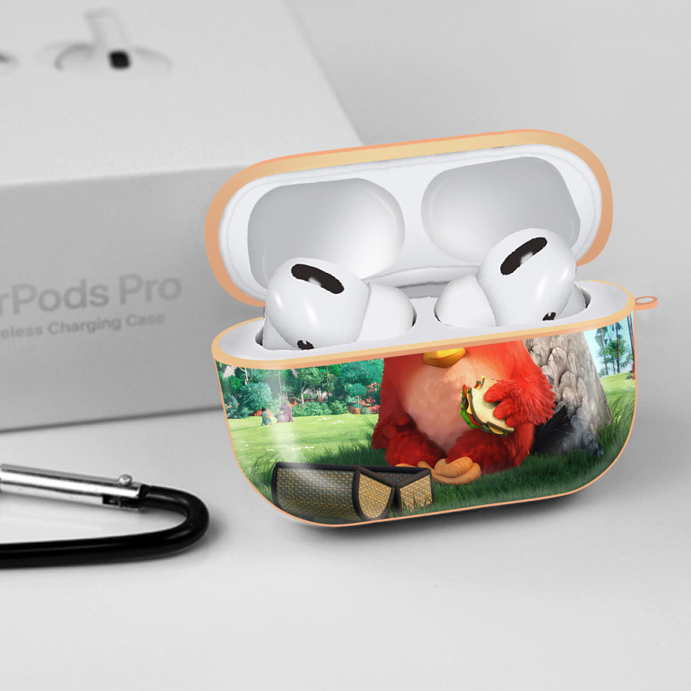 Angry Birds アングリーバード 【AirPods Pro用】ハードシェル保護ケース｜耐衝撃・防指紋・カラビナ付き商品仕様