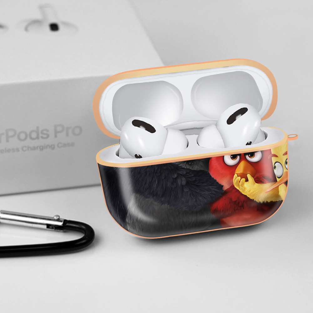 Angry Birds アングリーバード 【AirPods Pro用】ハードシェル保護ケース｜耐衝撃・防指紋・カラビナ付き商品仕様
