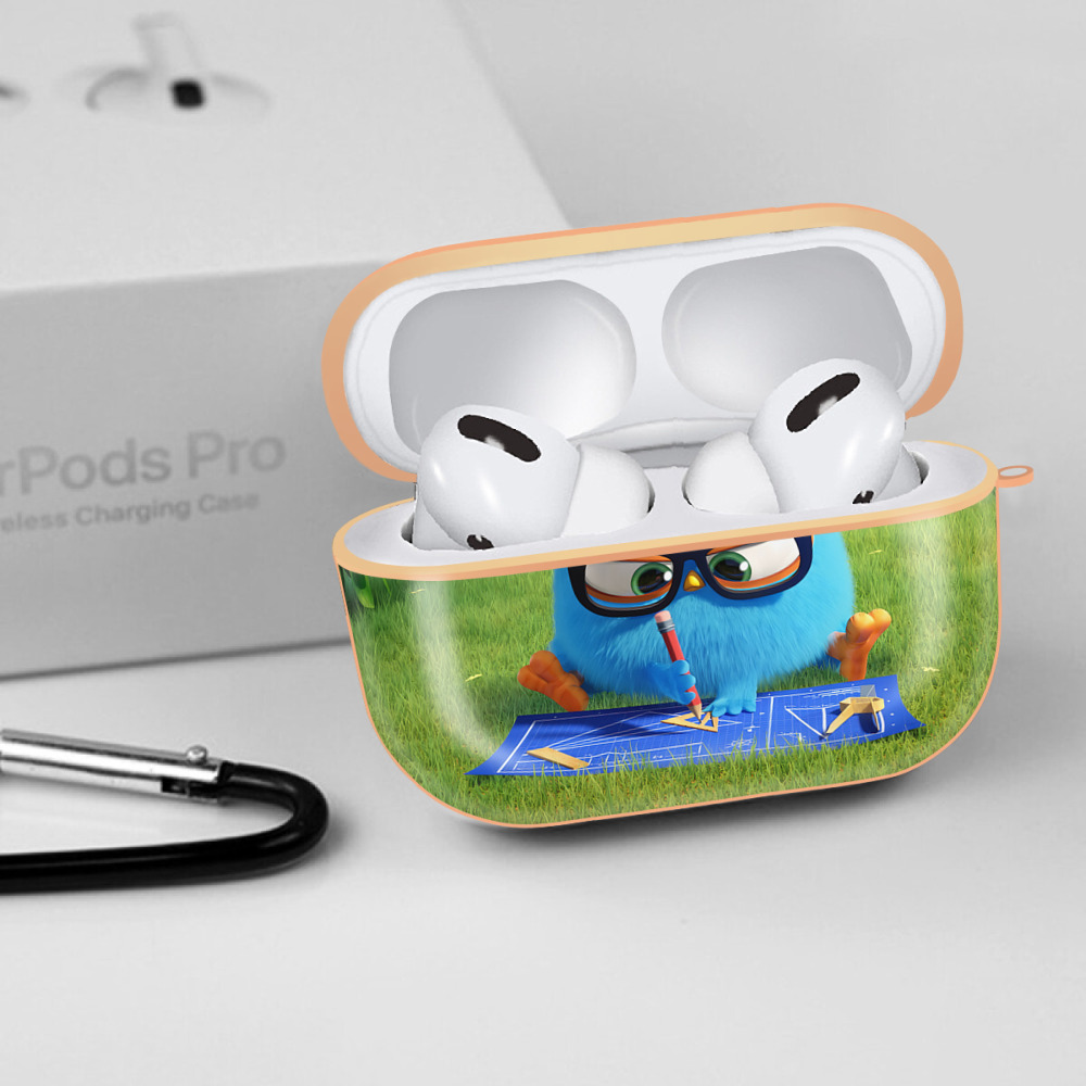 Angry Birds アングリーバード 【AirPods Pro用】ハードシェル保護ケース｜耐衝撃・防指紋・カラビナ付き商品仕様