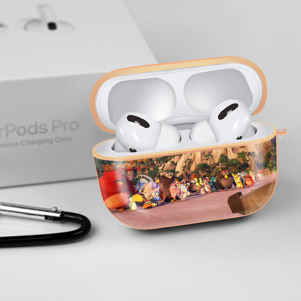 Angry Birds アングリーバード 【AirPods Pro用】ハードシェル保護ケース｜耐衝撃・防指紋・カラビナ付き商品仕様