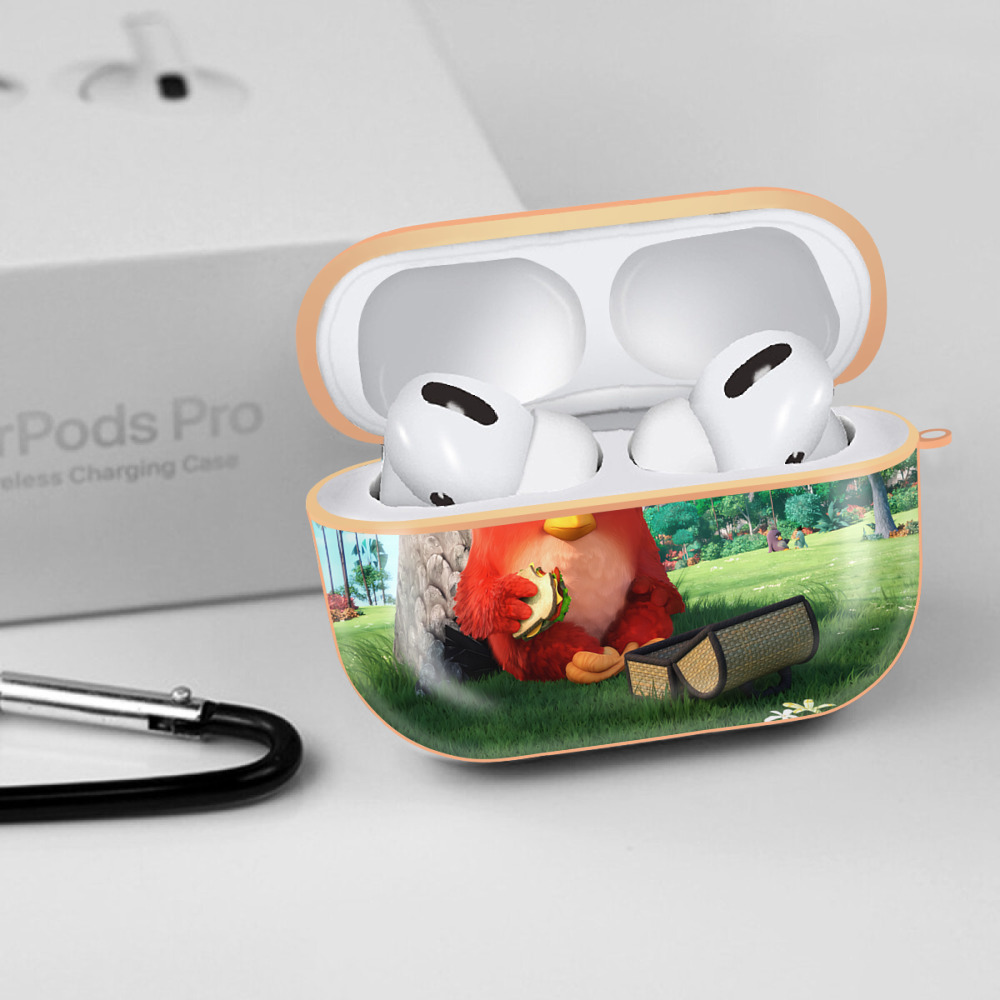 Angry Birds アングリーバード 【AirPods Pro用】ハードシェル保護ケース｜耐衝撃・防指紋・カラビナ付き商品仕様