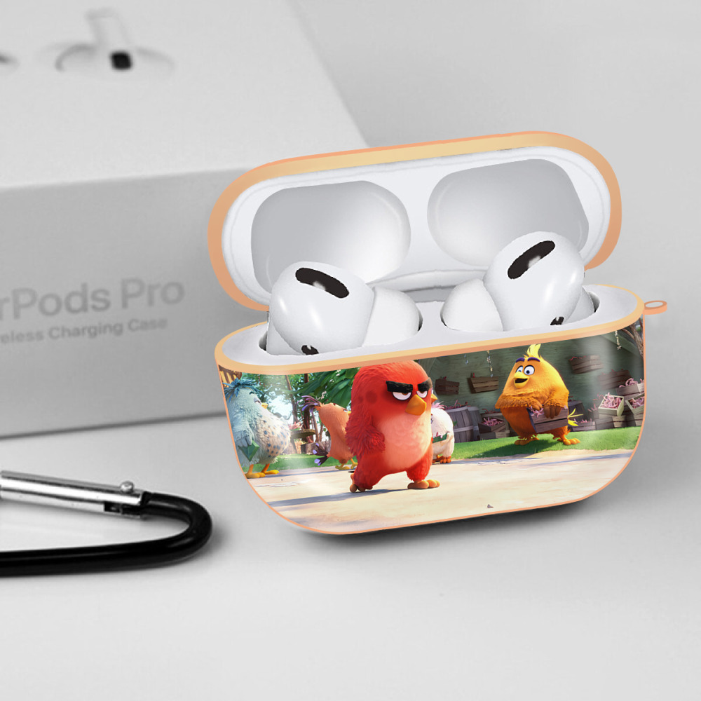 Angry Birds アングリーバード 【AirPods Pro用】ハードシェル保護ケース｜耐衝撃・防指紋・カラビナ付き商品仕様