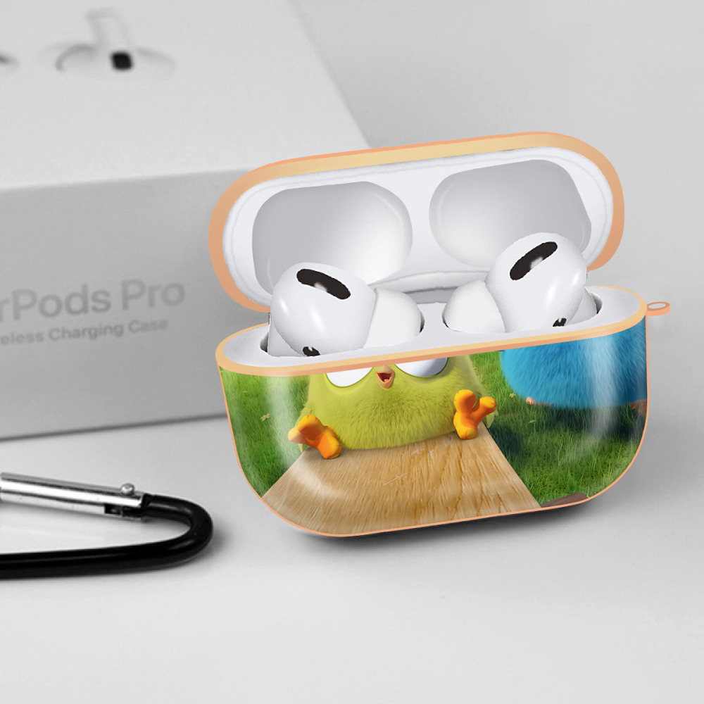 Angry Birds アングリーバード 【AirPods Pro用】ハードシェル保護ケース｜耐衝撃・防指紋・カラビナ付き商品仕様
