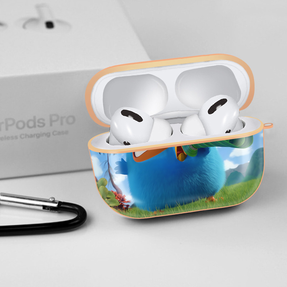 Angry Birds アングリーバード 【AirPods Pro用】ハードシェル保護ケース｜耐衝撃・防指紋・カラビナ付き商品仕様