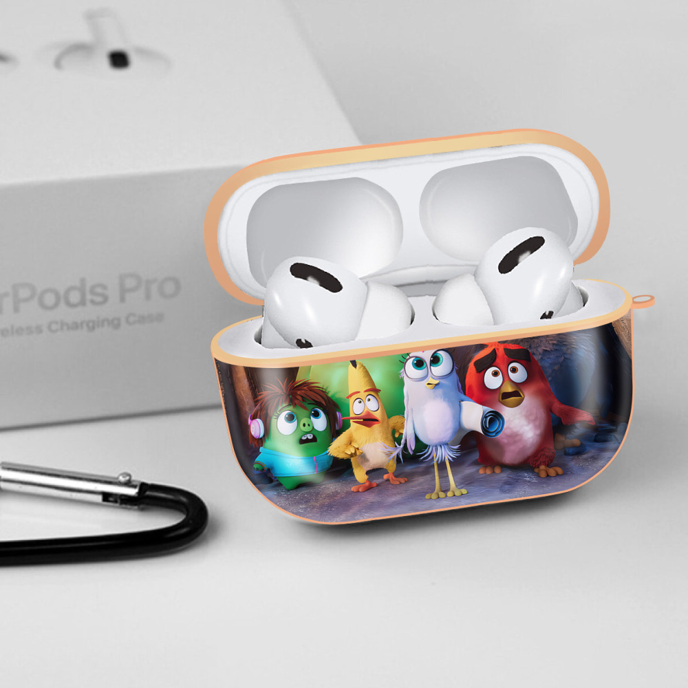 Angry Birds アングリーバード 【AirPods Pro用】ハードシェル保護ケース｜耐衝撃・防指紋・カラビナ付き商品仕様