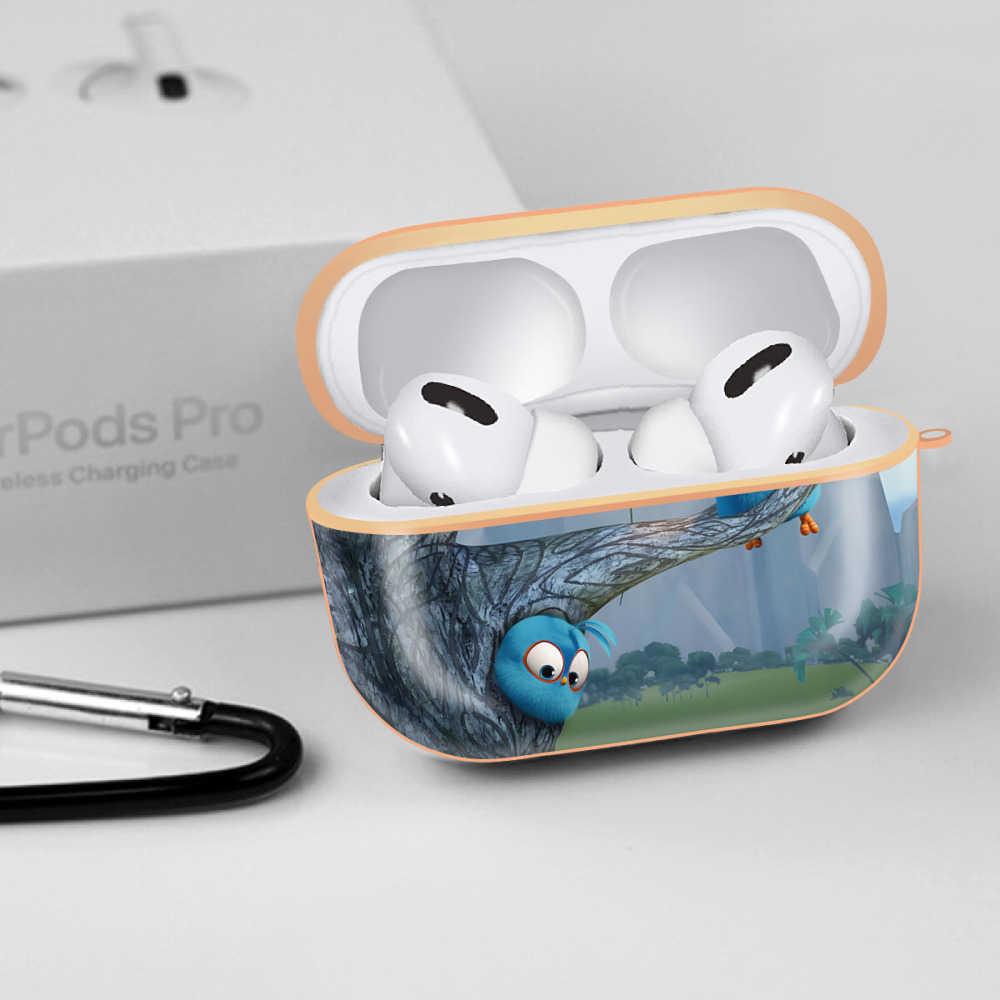 Angry Birds アングリーバード 【AirPods Pro用】ハードシェル保護ケース｜耐衝撃・防指紋・カラビナ付き商品仕様