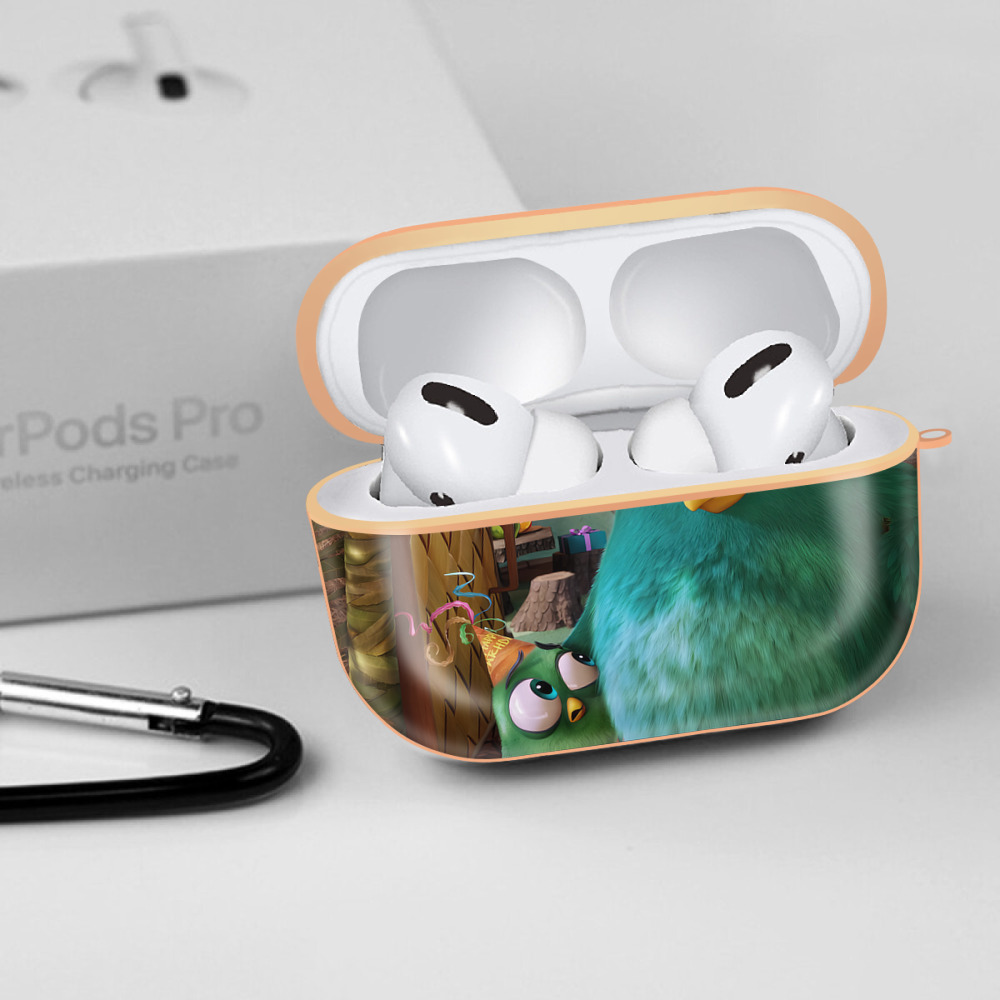 Angry Birds アングリーバード 【AirPods Pro用】ハードシェル保護ケース｜耐衝撃・防指紋・カラビナ付き商品仕様