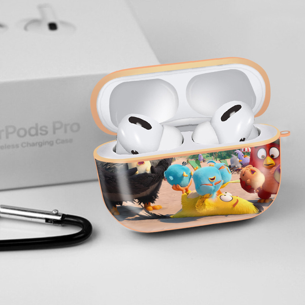 Angry Birds アングリーバード 【AirPods Pro用】ハードシェル保護ケース｜耐衝撃・防指紋・カラビナ付き商品仕様
