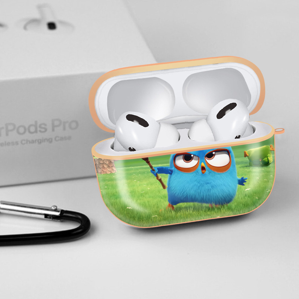 Angry Birds アングリーバード 【AirPods Pro用】ハードシェル保護ケース｜耐衝撃・防指紋・カラビナ付き商品仕様