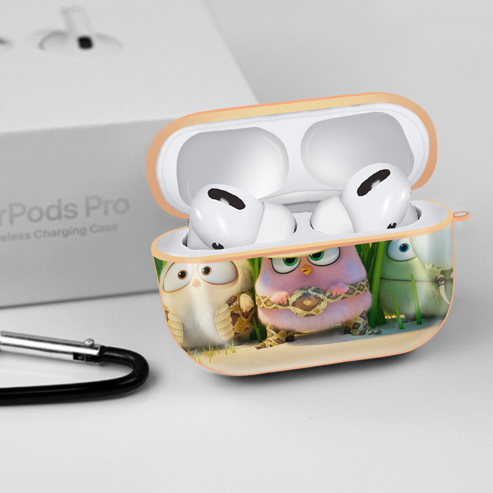 Angry Birds アングリーバード 【AirPods Pro用】ハードシェル保護ケース｜耐衝撃・防指紋・カラビナ付き商品仕様
