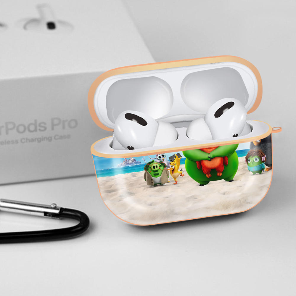 Angry Birds アングリーバード 【AirPods Pro用】ハードシェル保護ケース｜耐衝撃・防指紋・カラビナ付き商品仕様