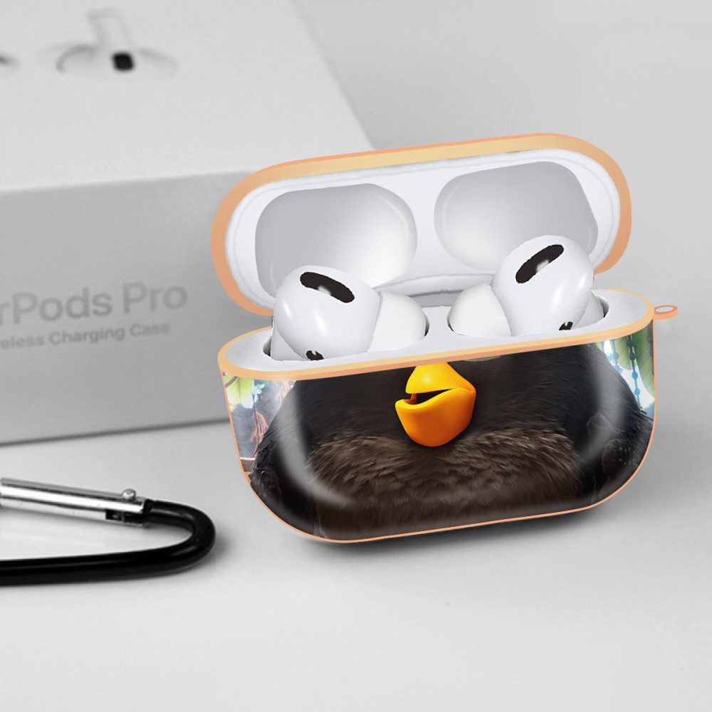 Angry Birds アングリーバード 【AirPods Pro用】ハードシェル保護ケース｜耐衝撃・防指紋・カラビナ付き商品仕様