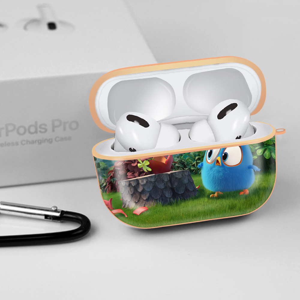 Angry Birds アングリーバード 【AirPods Pro用】ハードシェル保護ケース｜耐衝撃・防指紋・カラビナ付き商品仕様
