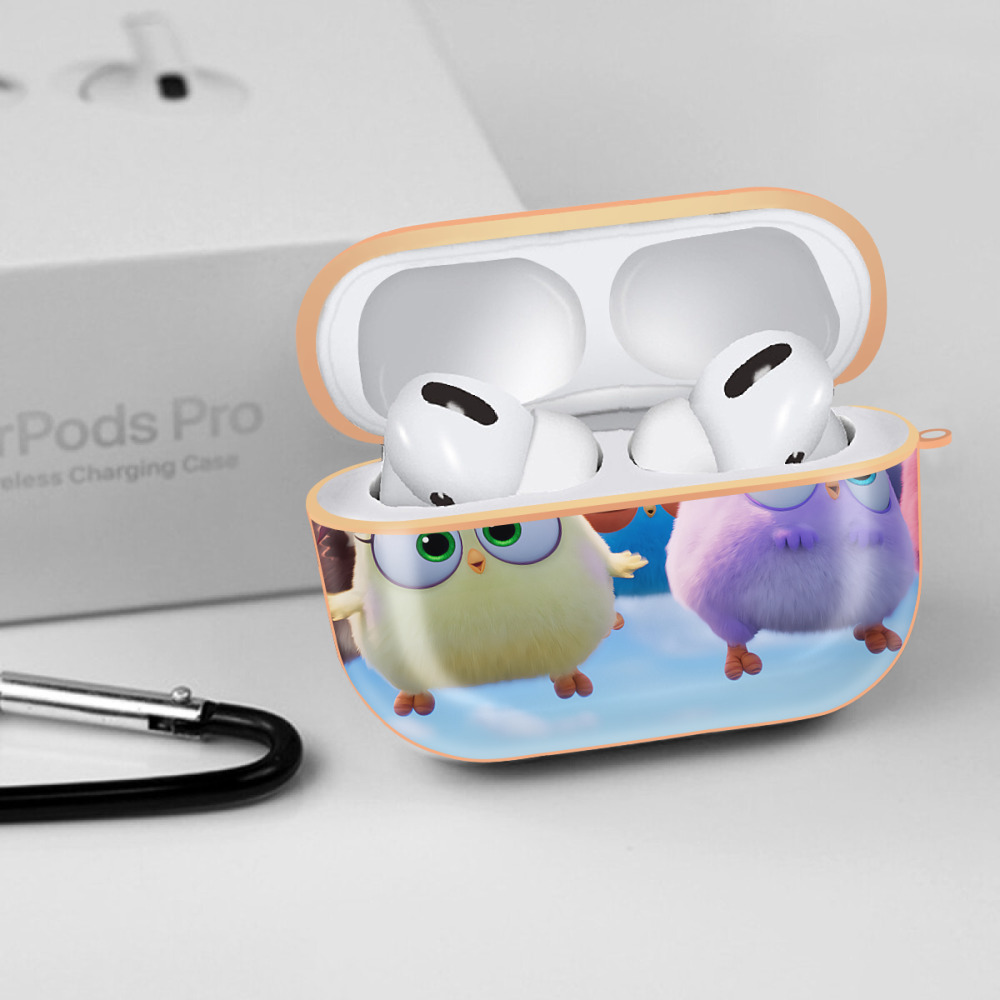 Angry Birds アングリーバード 【AirPods Pro用】ハードシェル保護ケース｜耐衝撃・防指紋・カラビナ付き商品仕様