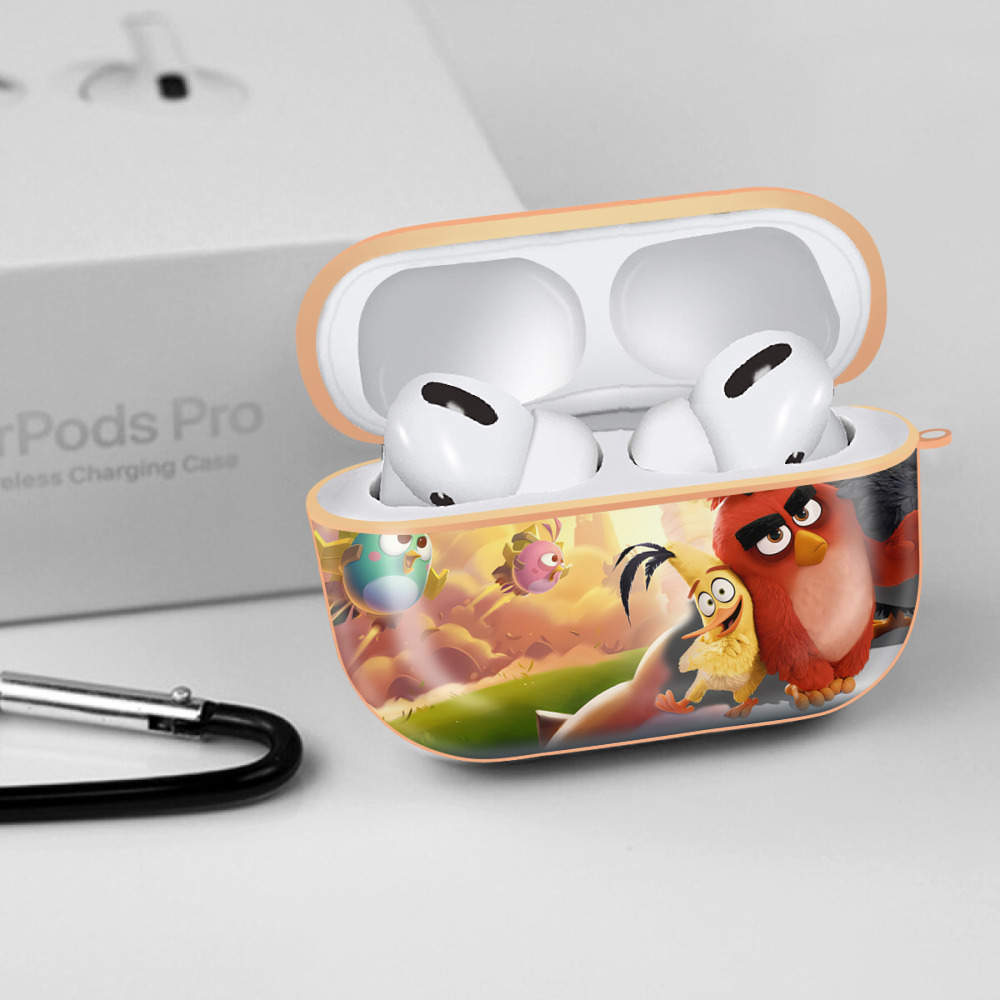 Angry Birds アングリーバード 【AirPods Pro用】ハードシェル保護ケース｜耐衝撃・防指紋・カラビナ付き商品仕様