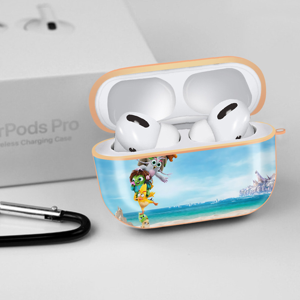 Angry Birds アングリーバード 【AirPods Pro用】ハードシェル保護ケース｜耐衝撃・防指紋・カラビナ付き商品仕様