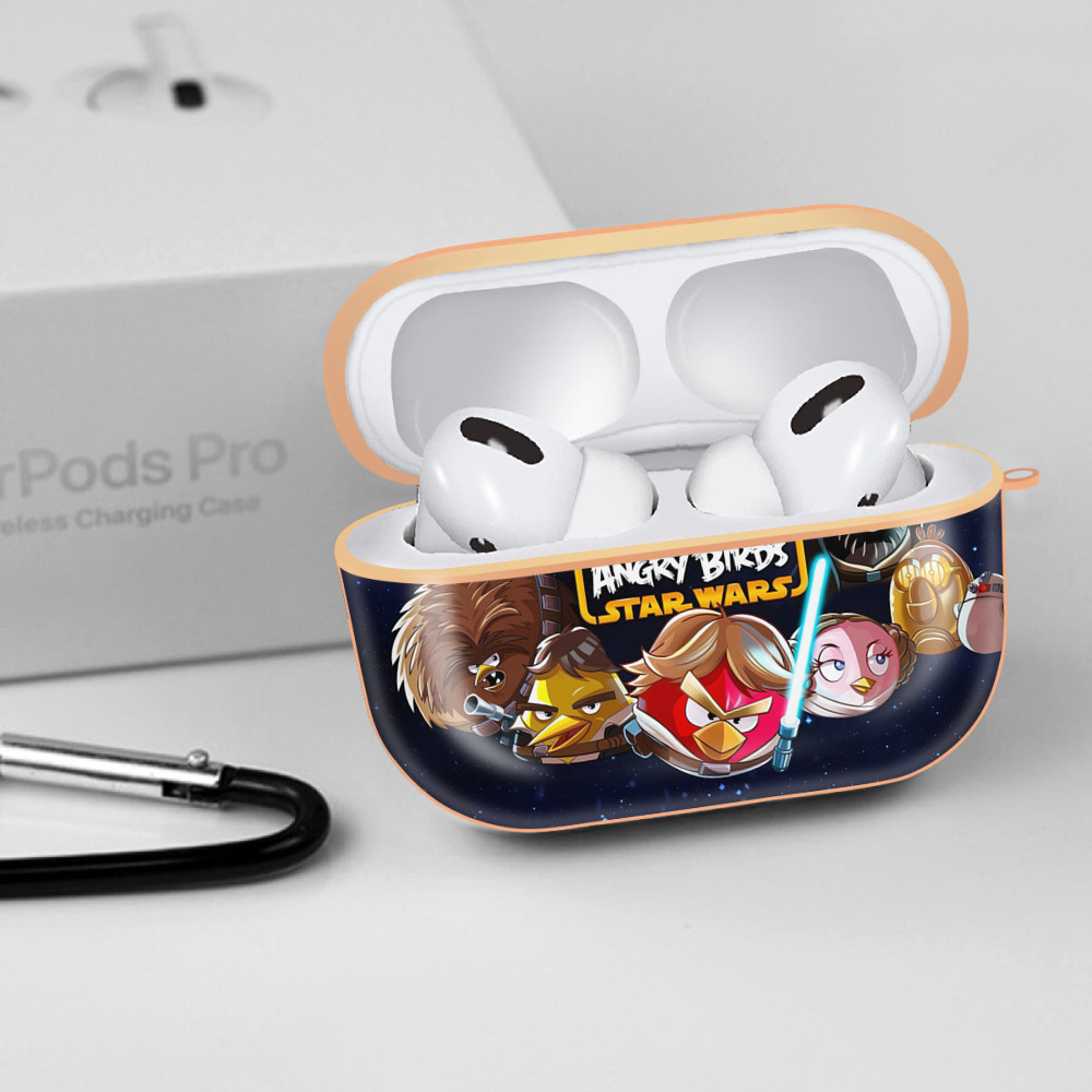 Angry Birds アングリーバード 【AirPods Pro用】ハードシェル保護ケース｜耐衝撃・防指紋・カラビナ付き商品仕様
