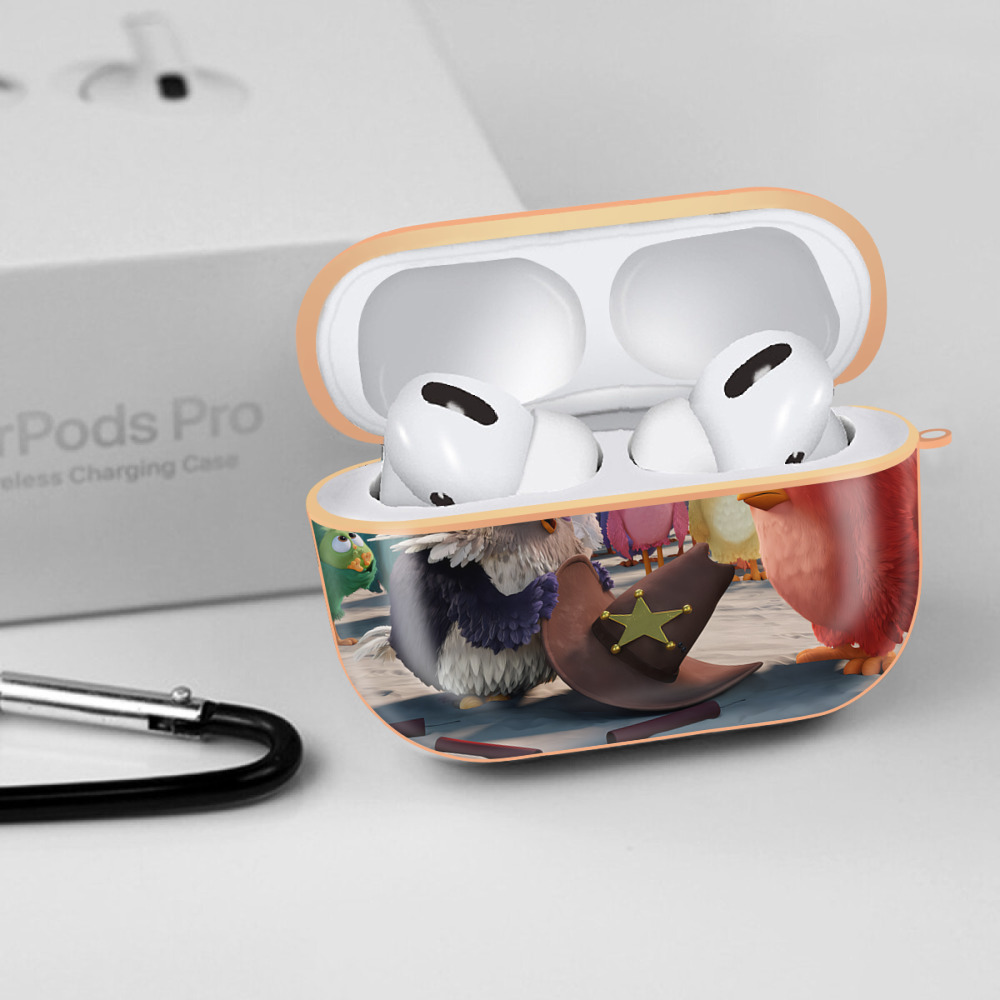 Angry Birds アングリーバード 【AirPods Pro用】ハードシェル保護ケース｜耐衝撃・防指紋・カラビナ付き商品仕様