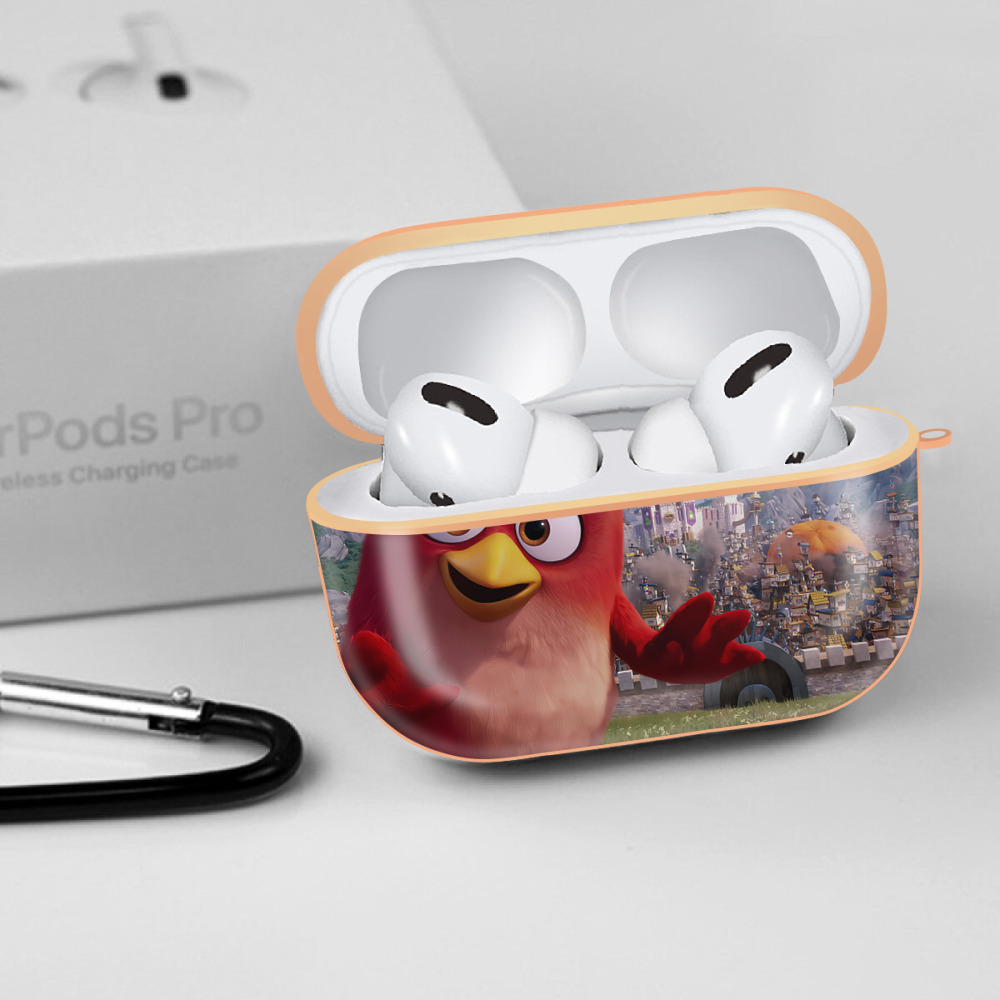 Angry Birds アングリーバード 【AirPods Pro用】ハードシェル保護ケース｜耐衝撃・防指紋・カラビナ付き商品仕様