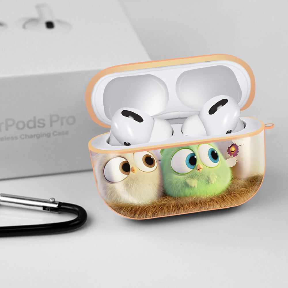 Angry Birds アングリーバード 【AirPods Pro用】ハードシェル保護ケース｜耐衝撃・防指紋・カラビナ付き商品仕様