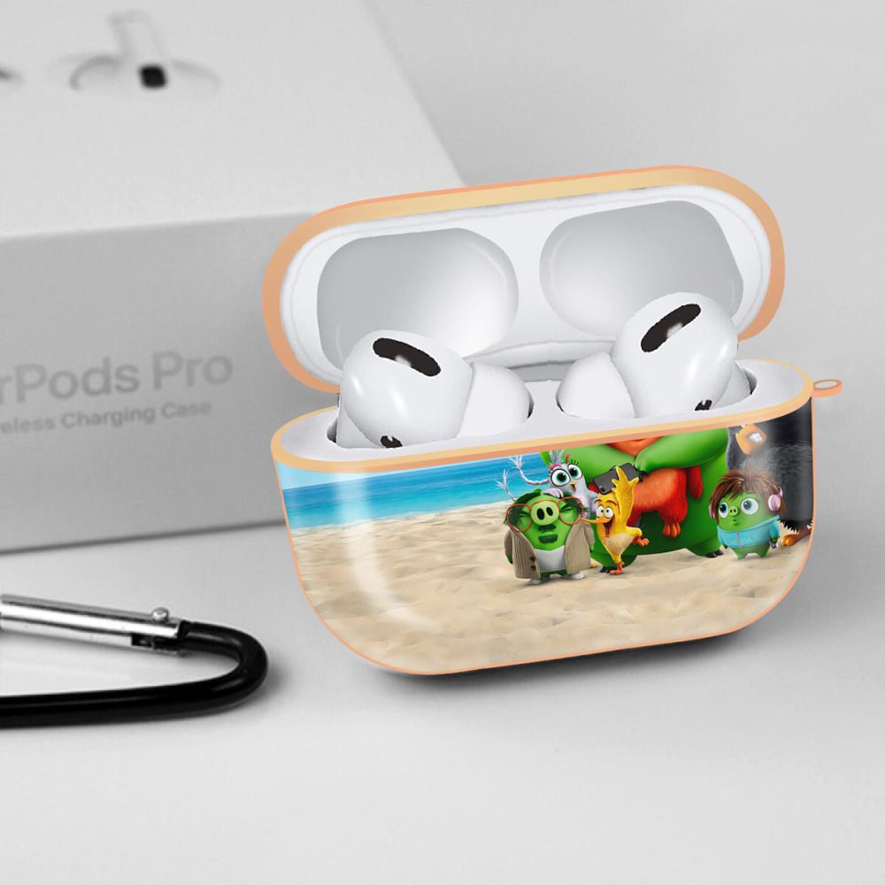 Angry Birds アングリーバード 【AirPods Pro用】ハードシェル保護ケース｜耐衝撃・防指紋・カラビナ付き商品仕様