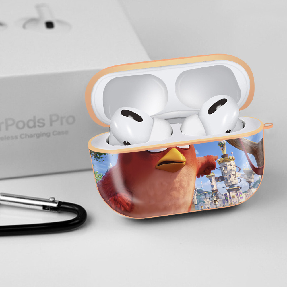 Angry Birds アングリーバード 【AirPods Pro用】ハードシェル保護ケース｜耐衝撃・防指紋・カラビナ付き商品仕様