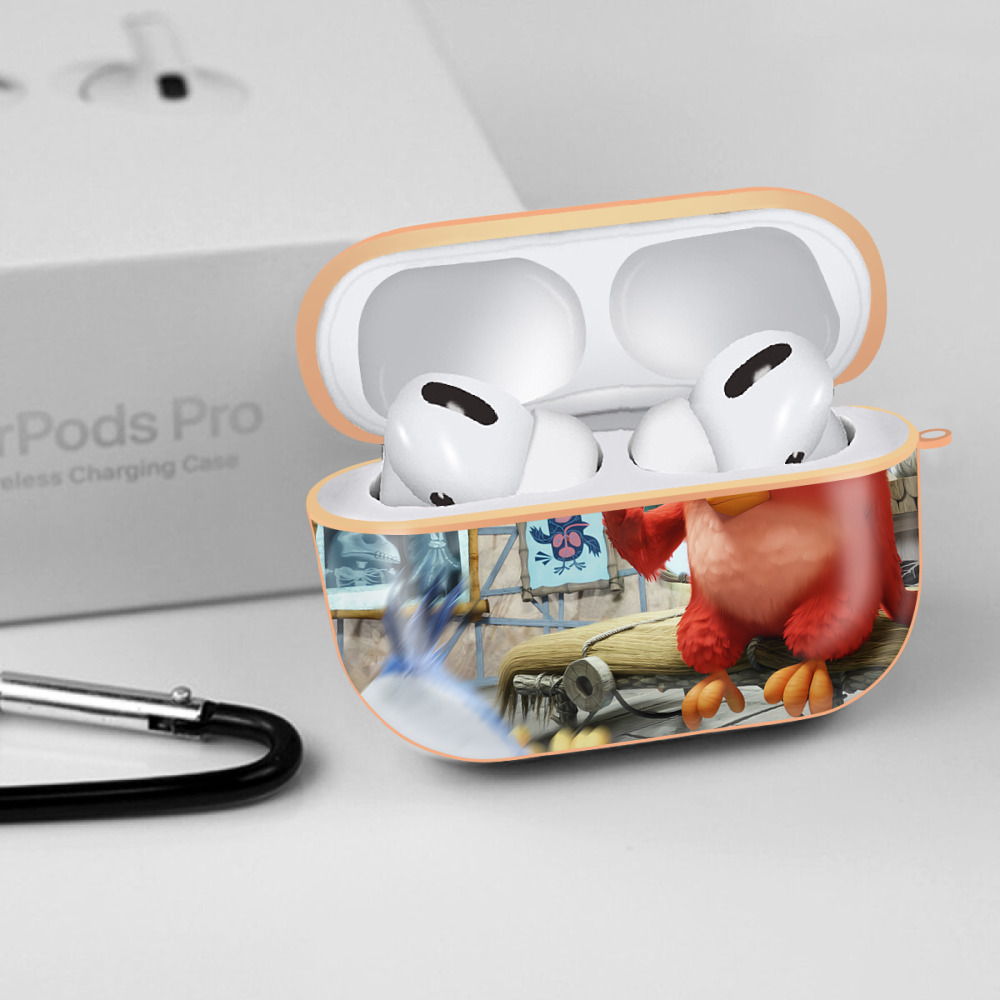 Angry Birds アングリーバード 【AirPods Pro用】ハードシェル保護ケース｜耐衝撃・防指紋・カラビナ付き商品仕様