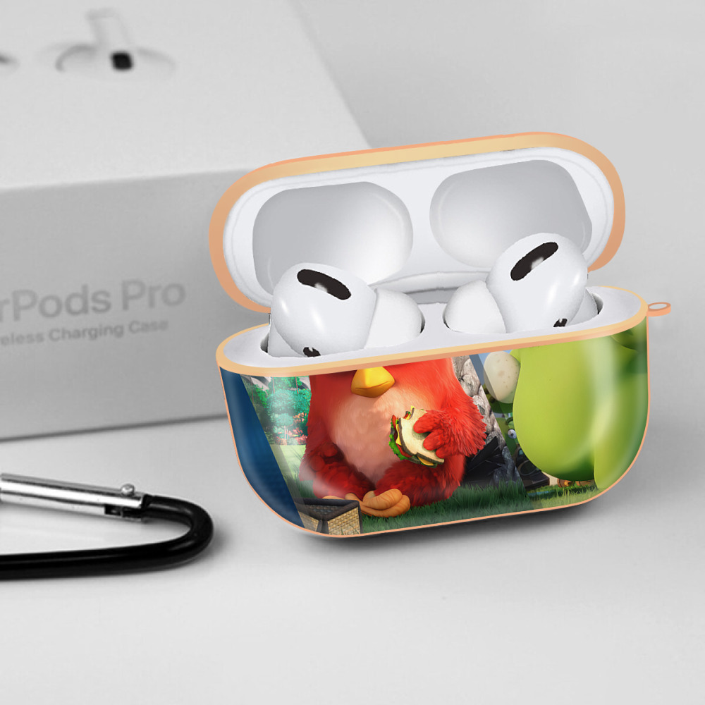 Angry Birds アングリーバード 【AirPods Pro用】ハードシェル保護ケース｜耐衝撃・防指紋・カラビナ付き商品仕様
