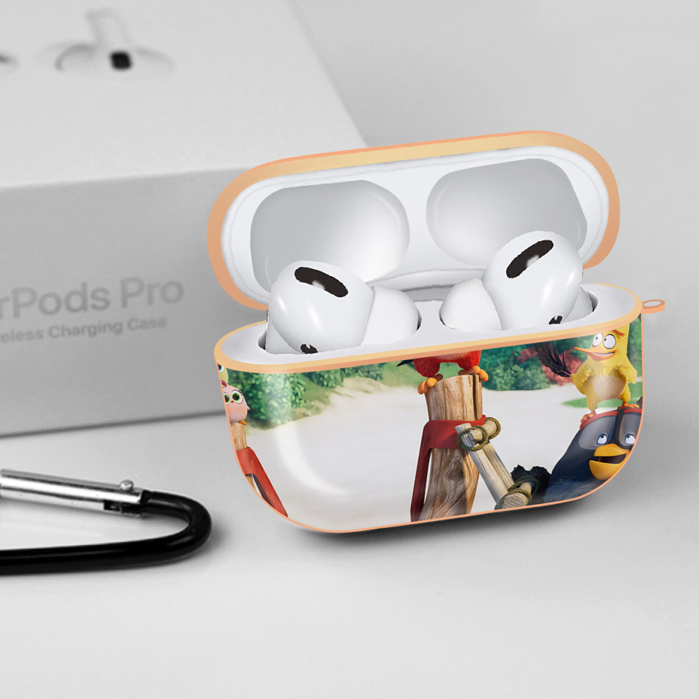Angry Birds アングリーバード 【AirPods Pro用】ハードシェル保護ケース｜耐衝撃・防指紋・カラビナ付き商品仕様