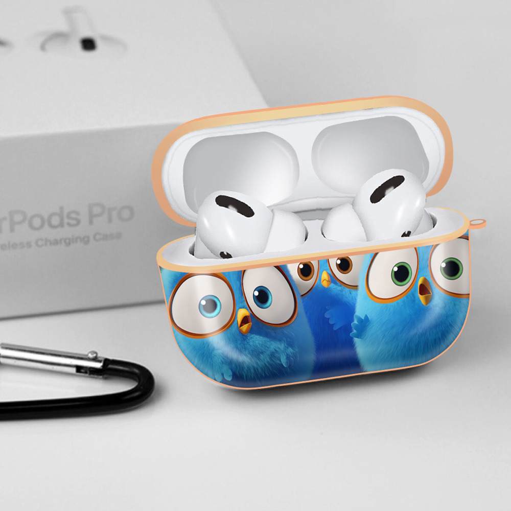 Angry Birds アングリーバード 【AirPods Pro用】ハードシェル保護ケース｜耐衝撃・防指紋・カラビナ付き商品仕様