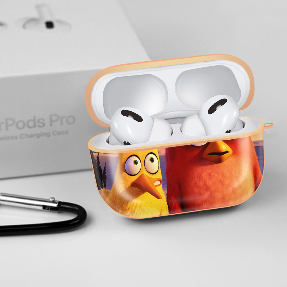 Angry Birds アングリーバード 【AirPods Pro用】ハードシェル保護ケース｜耐衝撃・防指紋・カラビナ付き商品仕様