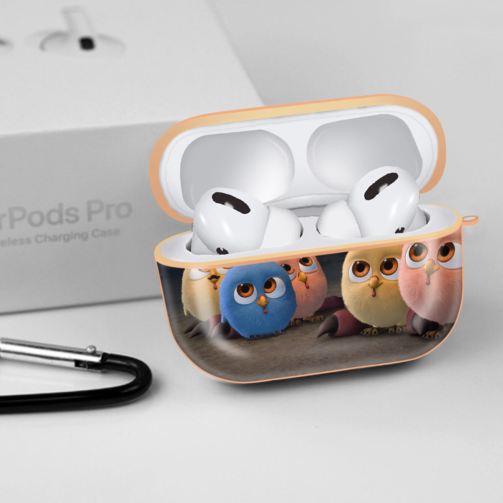 Angry Birds アングリーバード 【AirPods Pro用】ハードシェル保護ケース｜耐衝撃・防指紋・カラビナ付き商品仕様