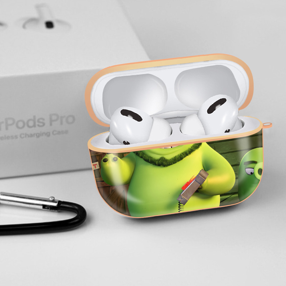 Angry Birds アングリーバード 【AirPods Pro用】ハードシェル保護ケース｜耐衝撃・防指紋・カラビナ付き商品仕様