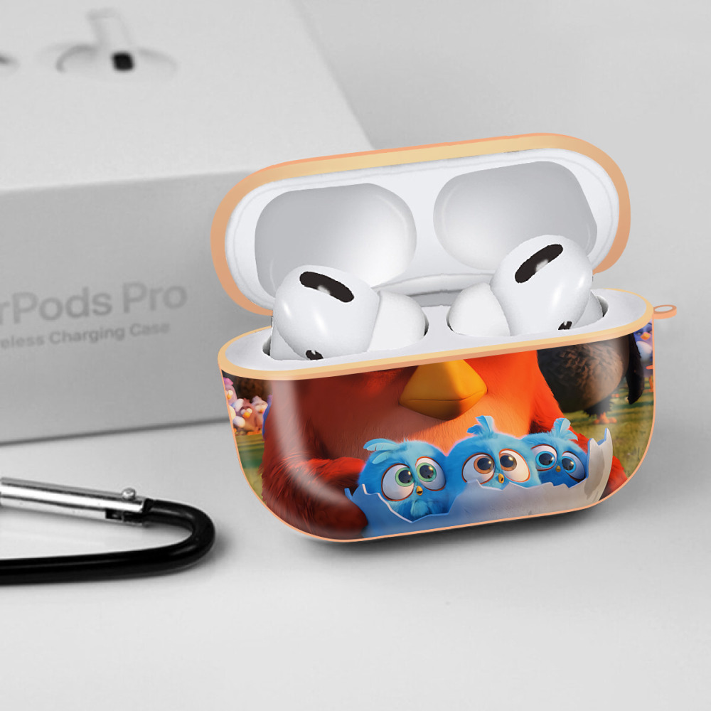 Angry Birds アングリーバード 【AirPods Pro用】ハードシェル保護ケース｜耐衝撃・防指紋・カラビナ付き商品仕様