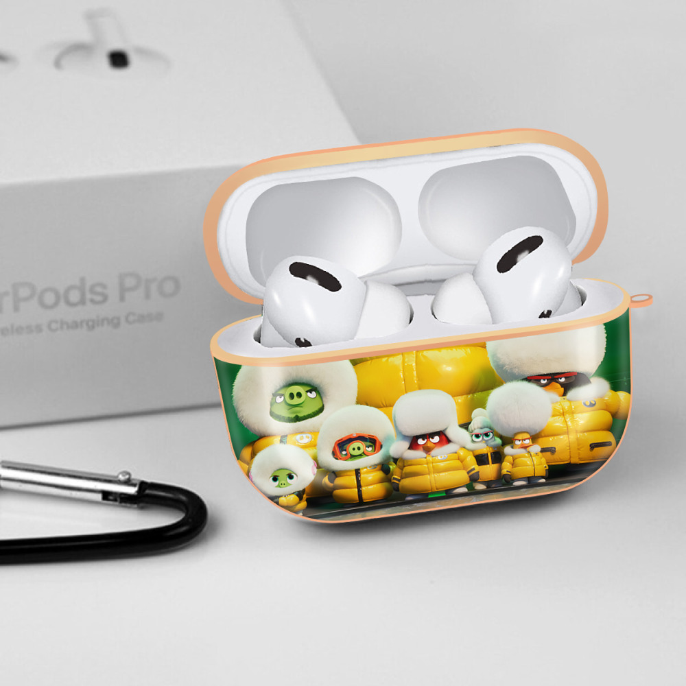 Angry Birds アングリーバード 【AirPods Pro用】ハードシェル保護ケース｜耐衝撃・防指紋・カラビナ付き商品仕様