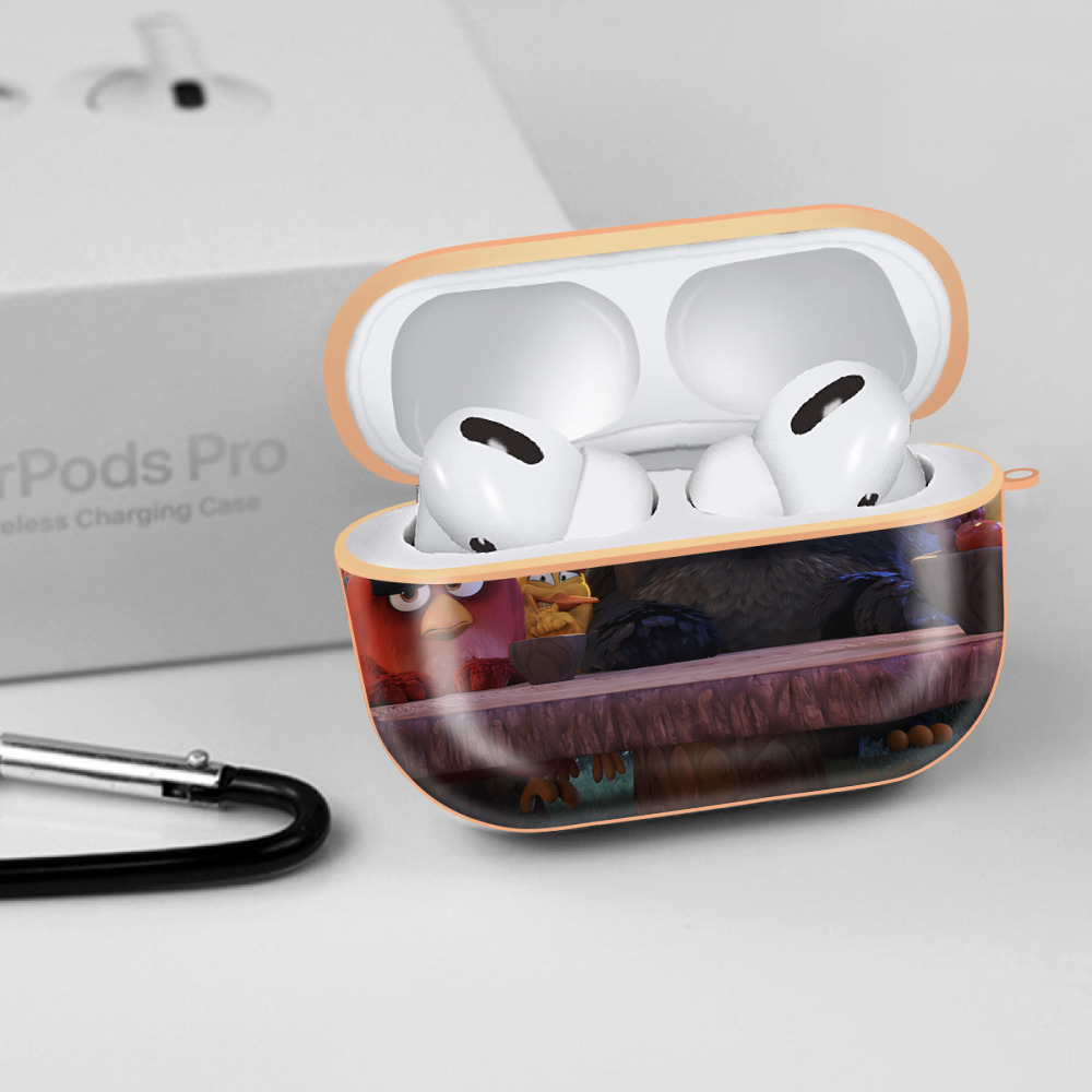 Angry Birds アングリーバード 【AirPods Pro用】ハードシェル保護ケース｜耐衝撃・防指紋・カラビナ付き商品仕様