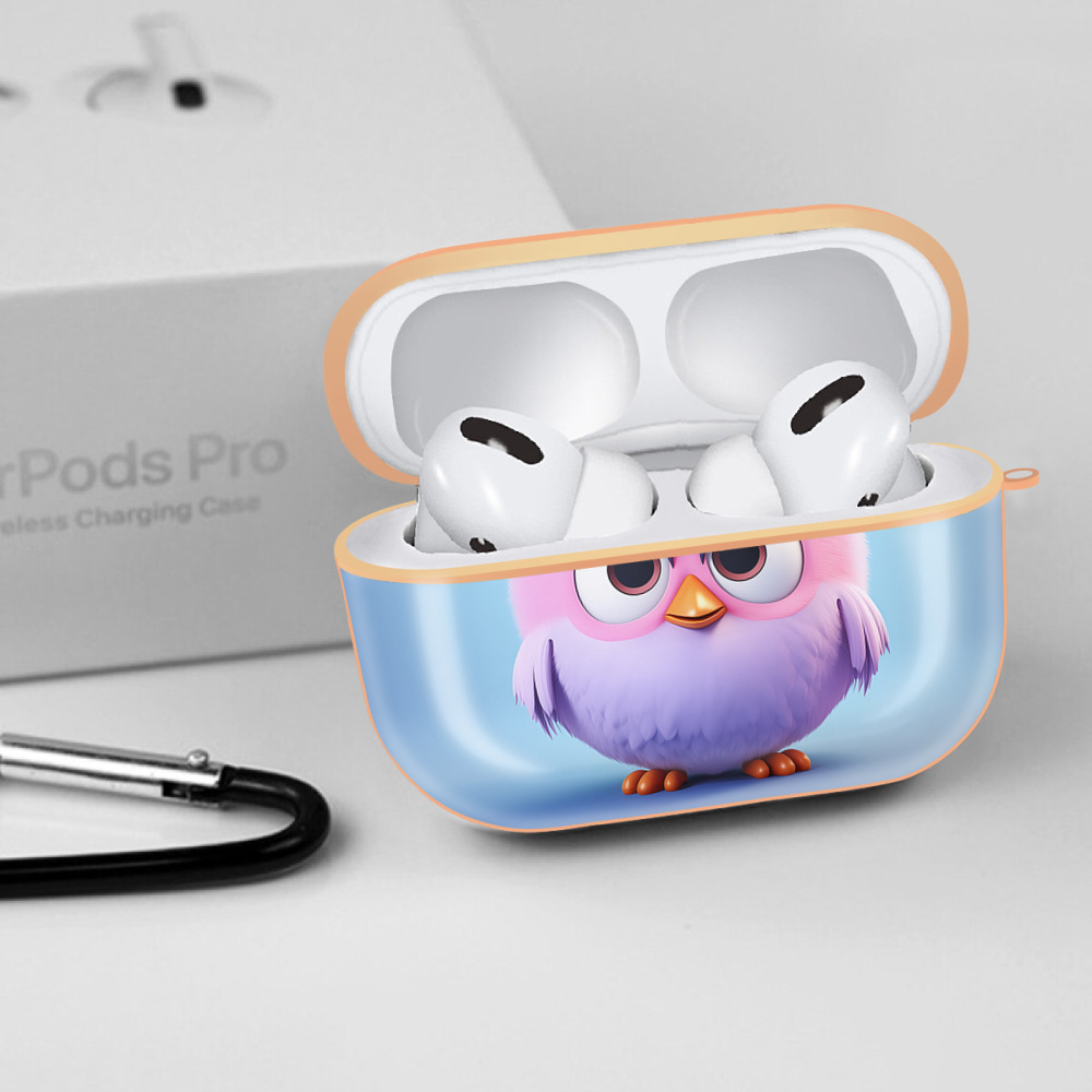 Angry Birds アングリーバード 【AirPods Pro用】ハードシェル保護ケース｜耐衝撃・防指紋・カラビナ付き商品仕様