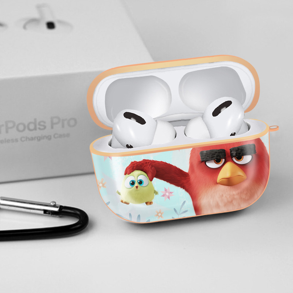 Angry Birds アングリーバード 【AirPods Pro用】ハードシェル保護ケース｜耐衝撃・防指紋・カラビナ付き商品仕様