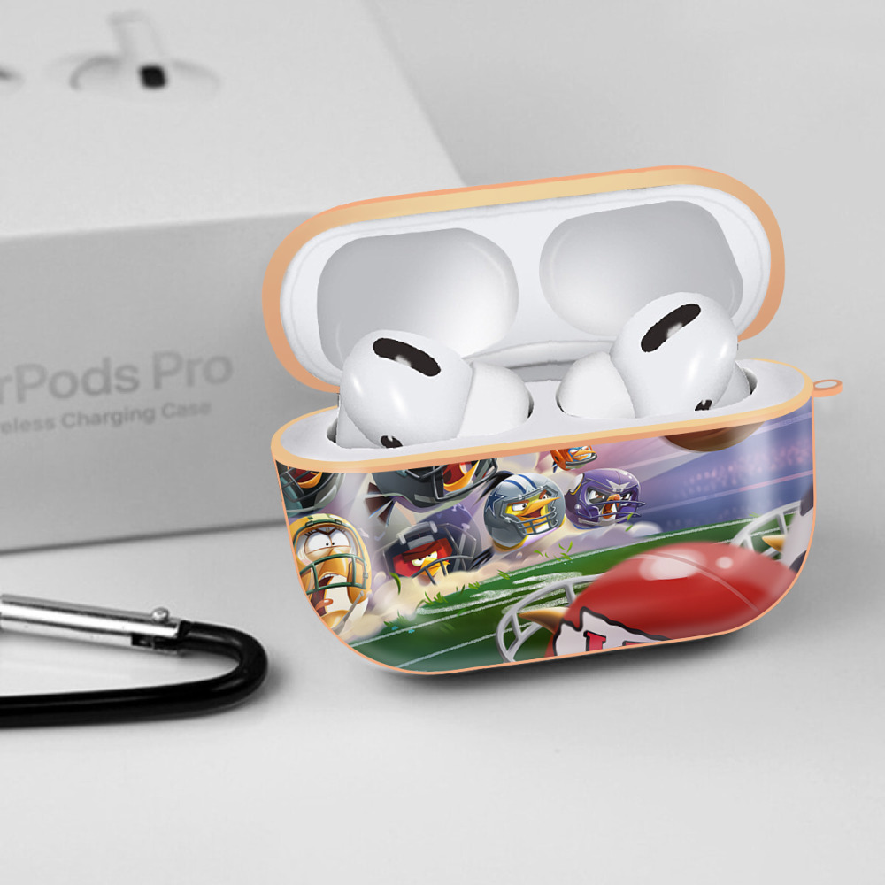 Angry Birds アングリーバード 【AirPods Pro用】ハードシェル保護ケース｜耐衝撃・防指紋・カラビナ付き商品仕様