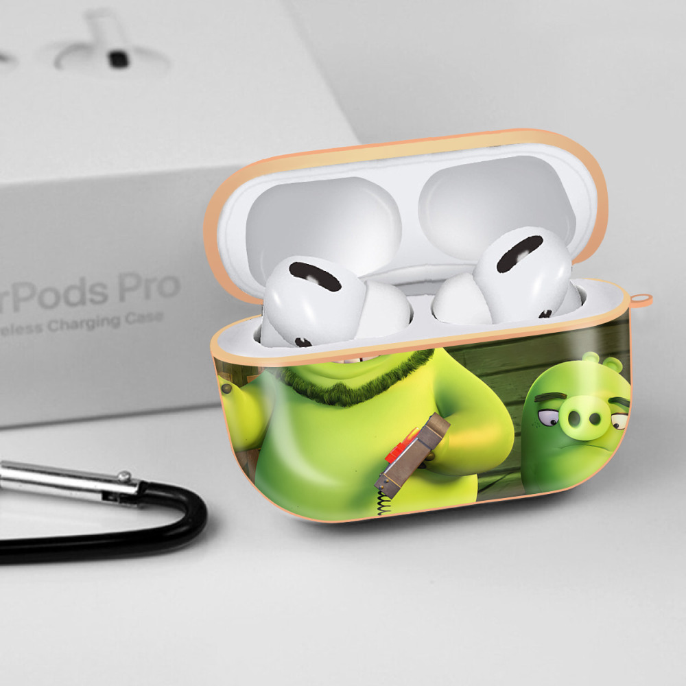 Angry Birds アングリーバード 【AirPods Pro用】ハードシェル保護ケース｜耐衝撃・防指紋・カラビナ付き商品仕様